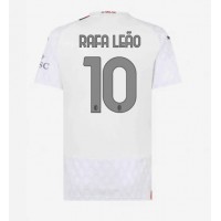 Billiga AC Milan Rafael Leao #10 Borta fotbollskläder Dam 2023-24 Kortärmad